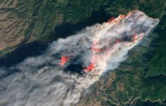 California Wildfire Satellite Map