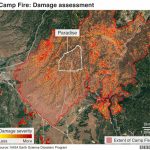 California Wildfires: Thanksgiving Hope From Ashes Of Paradise   Bbc   Paradise California Map