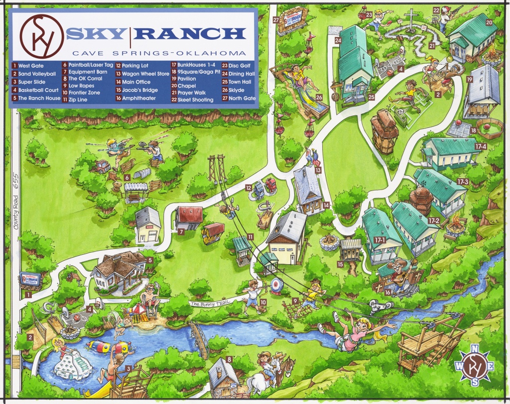 Campus For Retreat 2013 - Sky Ranch Texas Map