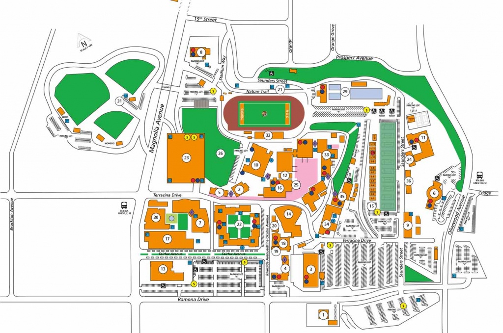 Campus Map - California Institute Of The Arts Campus Map