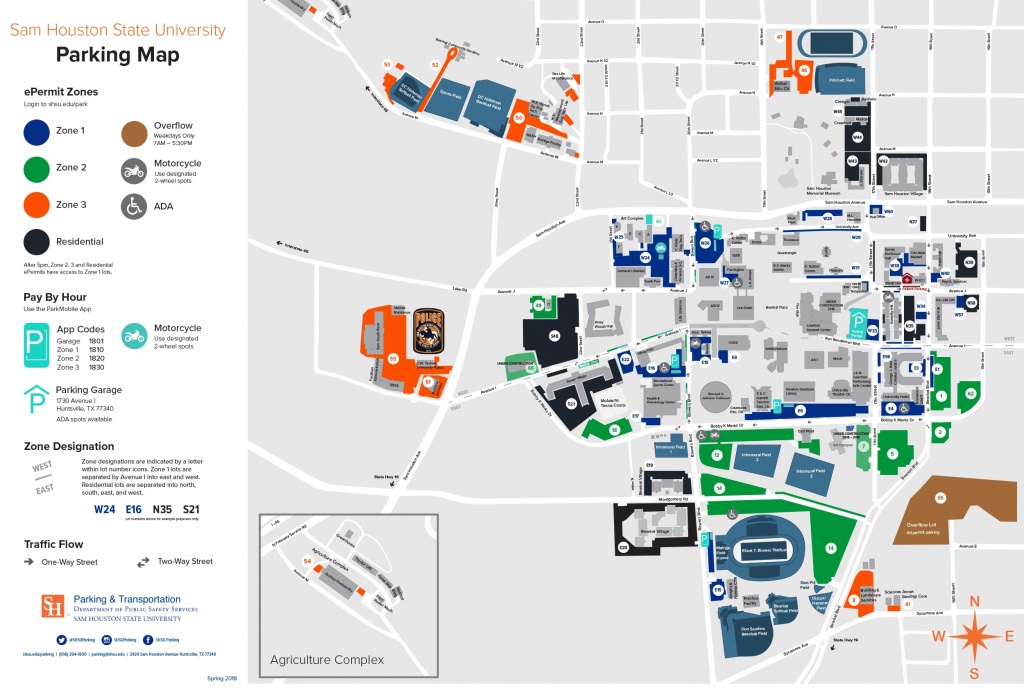 Campus Map | Shsu Visitors Guide - Texas State University Housing Map