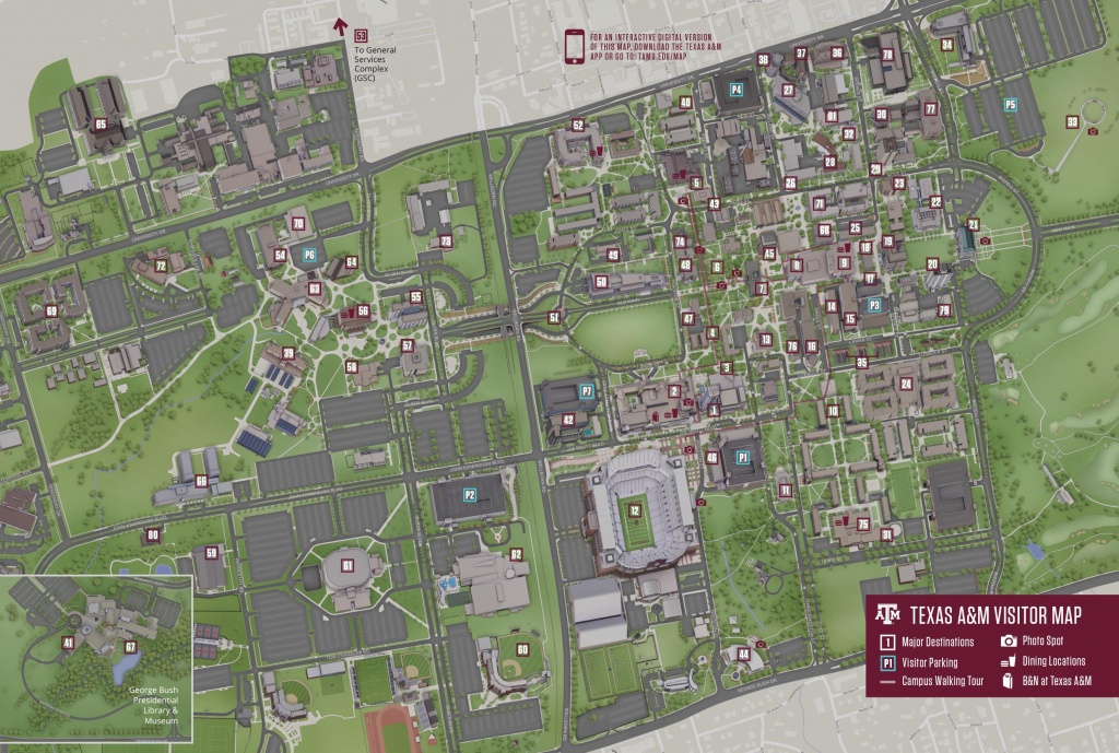 Campus Map | Texas A&amp;amp;m University Visitor Guide - Texas A&amp;amp;m Housing Map