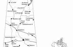 Printable Map Of Saskatchewan