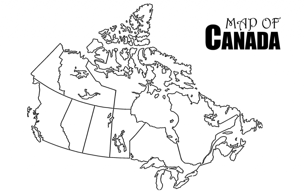 Canada Map Drawing At Paintingvalley | Explore Collection Of - Printable Map Of Canada