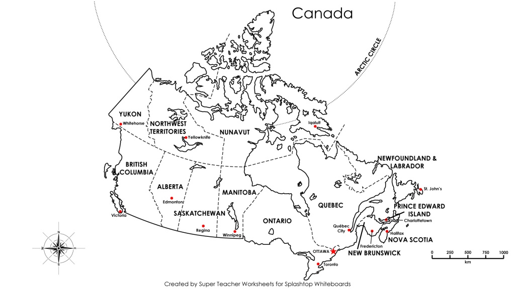 Canada Map In French Provinces And Capitals Googlesand Of With - Printable Blank Map Of Canada With Provinces And Capitals