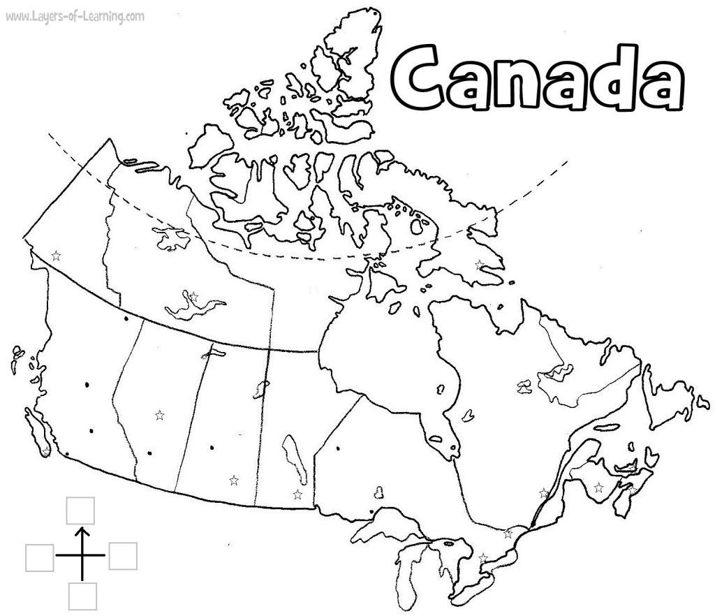 Canada Printable Map | Geography | Learning Maps, Map Worksheets - Free Printable Map Of Canada