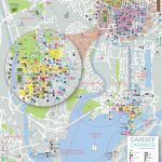 Cardiff Tourist Map   Printable Map Of Cardiff