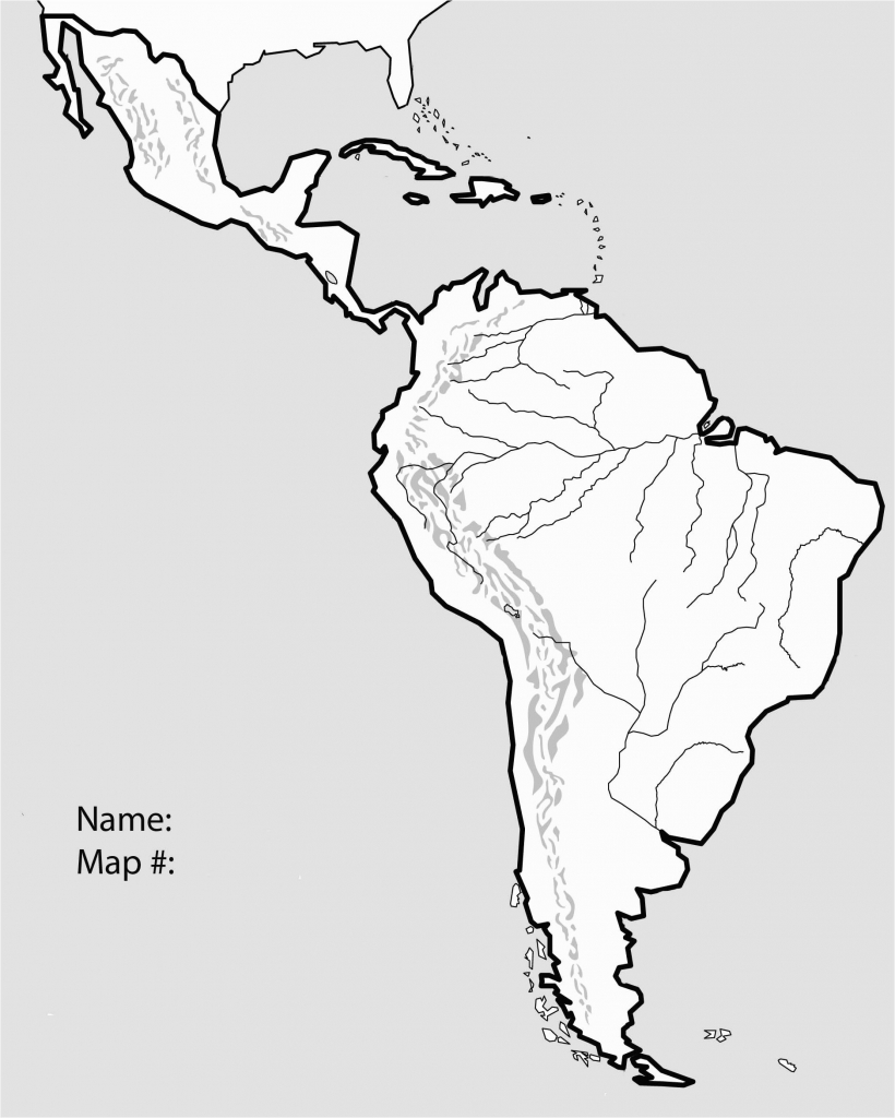 Central American Physical Map Printable South America With Key Best - South America Physical Map Printable