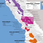 Central Coast Wine: The Varieties And Regions | Wine Folly – Central California Wine Country Map