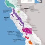Central Coast Wine: The Varieties And Regions | Wine Maps   Central California Wineries Map