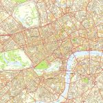 Central London Offline Sreet Map, Including Westminter, The City   Printable Street Map Of Central London