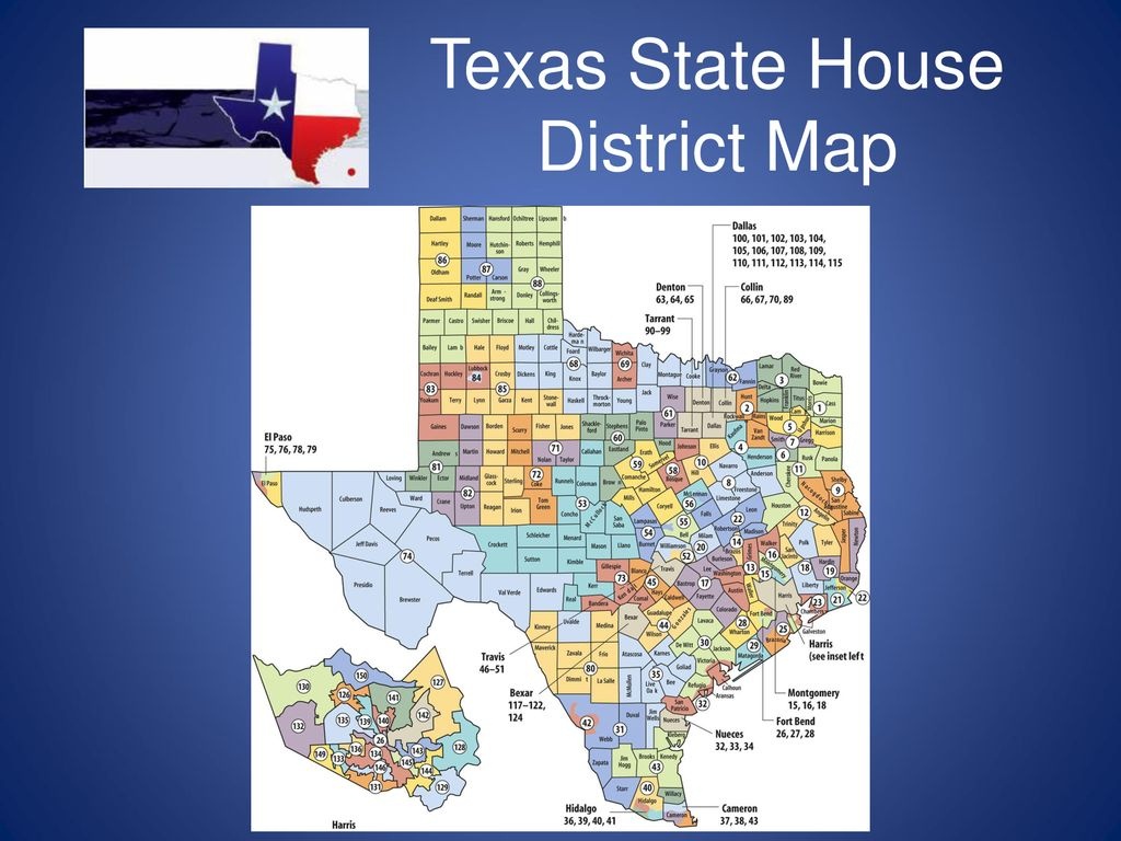 Chapter 7: Objectives Understand The Various Functions Of The Texas - Texas State House District Map