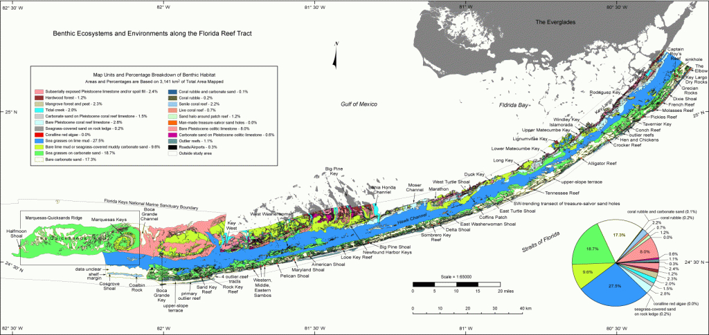 Charts And Maps Florida Keys - Florida Go Fishing - Florida Keys Marine Map