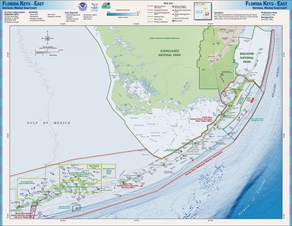 Charts And Maps Florida Keys - Florida Go Fishing - Florida Reef Map