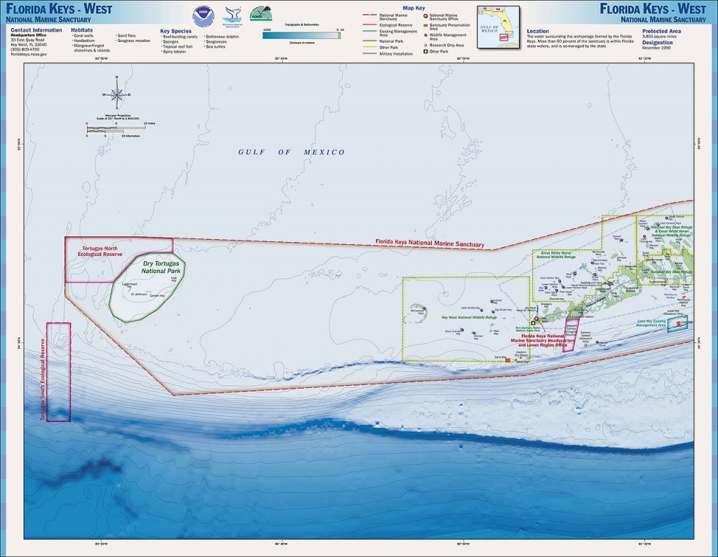 Charts And Maps Florida Keys - Florida Go Fishing - Los Cayos Florida Map