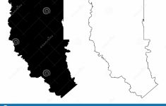 Texas County Map Vector
