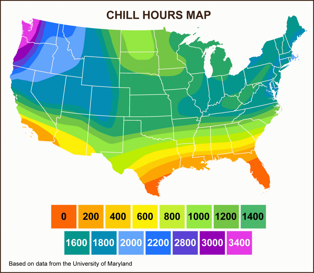 Chill Hours - Chill Hours Map California