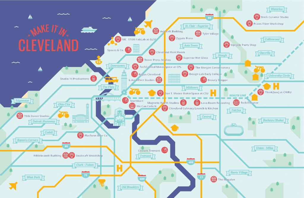 City Of Cleveland Economic Development - Maker Map - Printable Map Maker