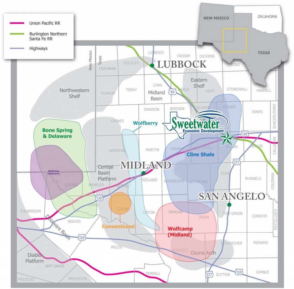 sweetwater texas map