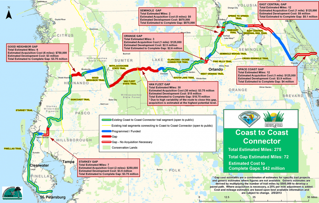 Florida Rails To Trails Maps Printable Maps   Coast To Coast Connector Commute Orlando Florida Rails To Trails Maps 