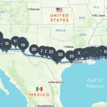 Coast To Coast Road Trip: The Best Of Everything Along I 10   Roadside Attractions Texas Map