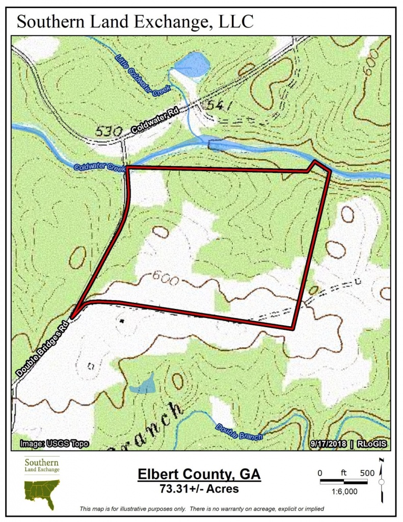 Coldwater Creek Farm : Land For Sale : Elberton : Elbert County - Coldwater Creek Florida Map