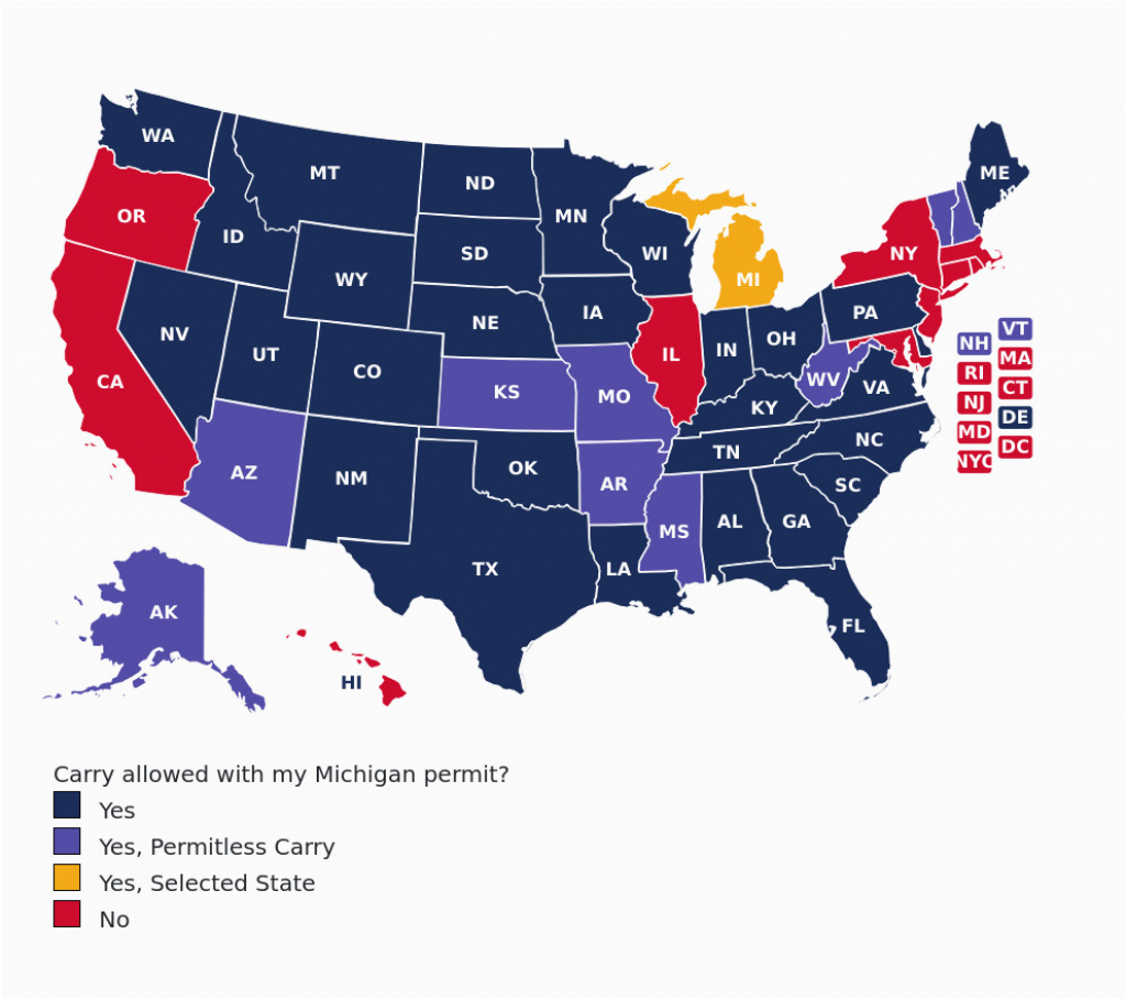 Colorado Ccw Reciprocity Map | Secretmuseum - Texas Chl Reciprocity Map 2018