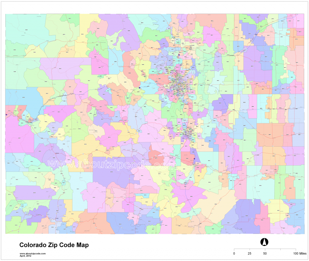 Colorado Springs Zip Code Map Printable Printable Maps