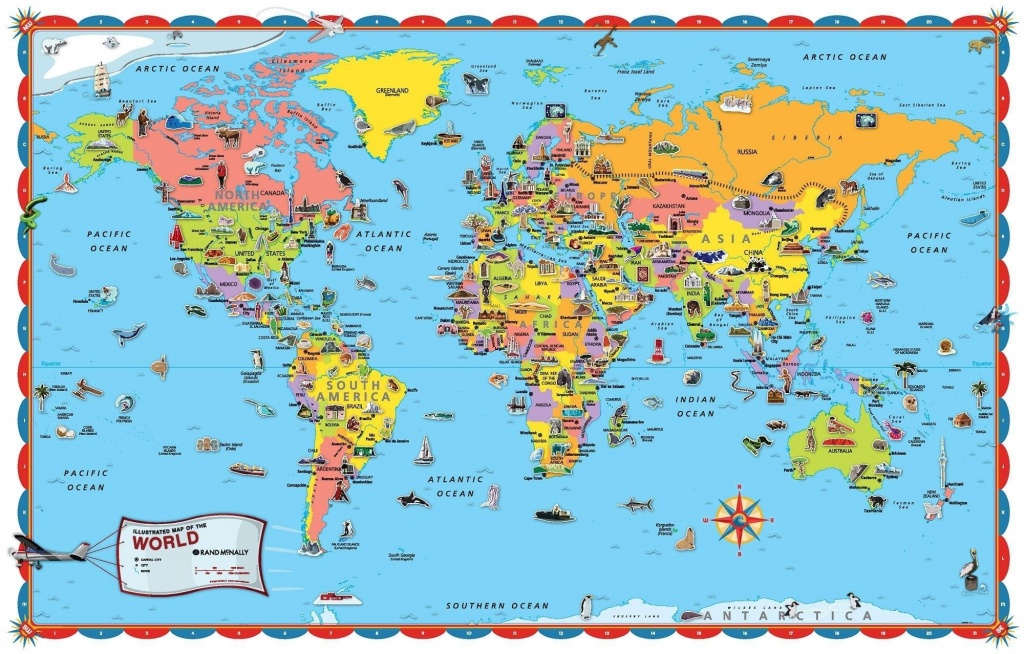 Coloring ~ Free Printable World Map For Kids Within Roundtripticket - Free Printable Maps For Kids
