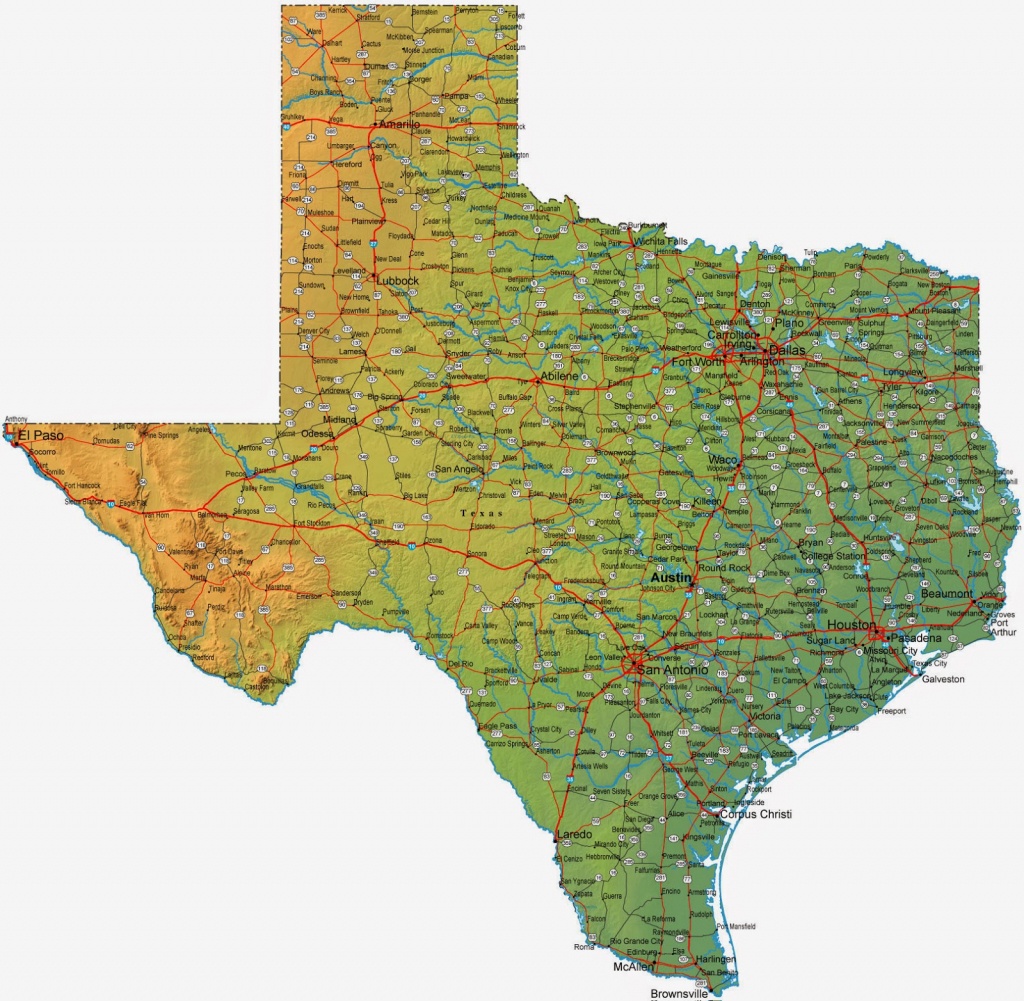 Complete Map Of Texas - Complete Map Of Texas