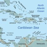 Comprehensive Map Of The Caribbean Sea And Islands   Printable Map Of St Simons Island Ga