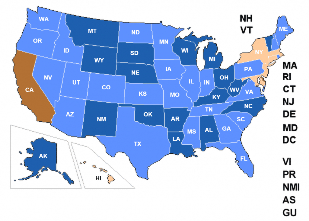 Concealed Carry Permit Reciprocity Changes 8/12/2015 - Usa Carry - Texas Concealed Carry Reciprocity Map