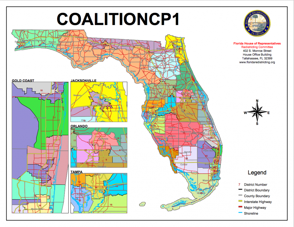 Congressional Districts Drawnvoting-Rights Groups Go To Florida - Florida Congressional District Map