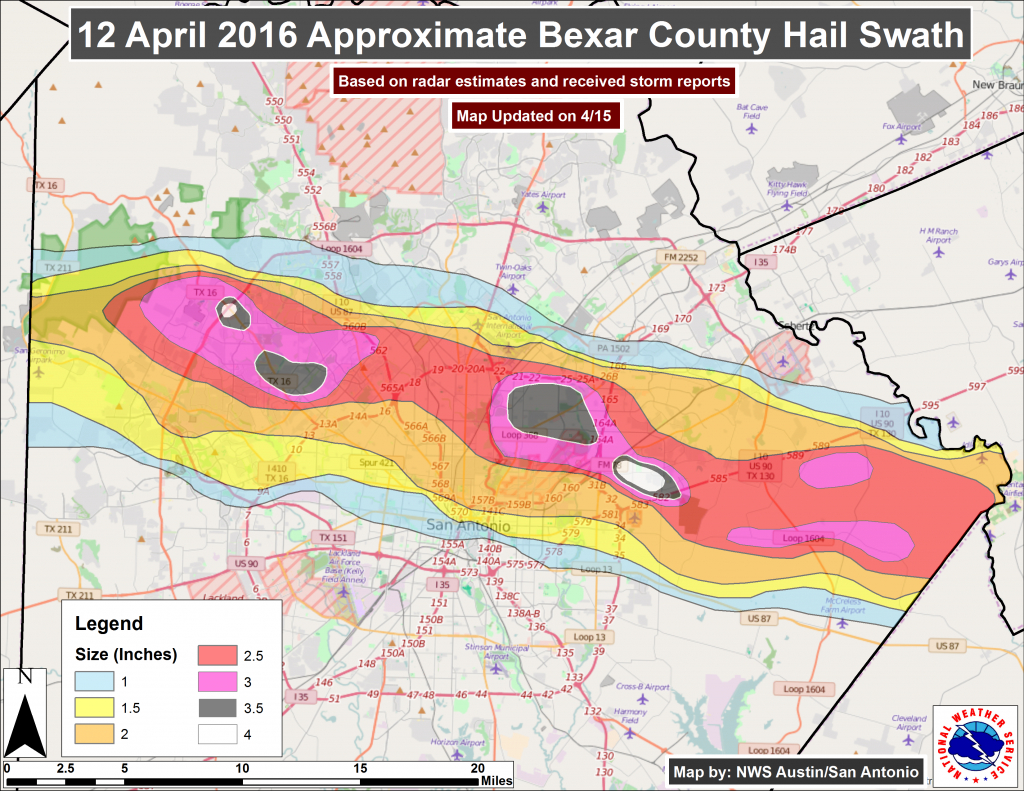 Corelogic Pegs Total Damage From Texas Spring Hail Storms At Nearly - Texas Hail Storm Map