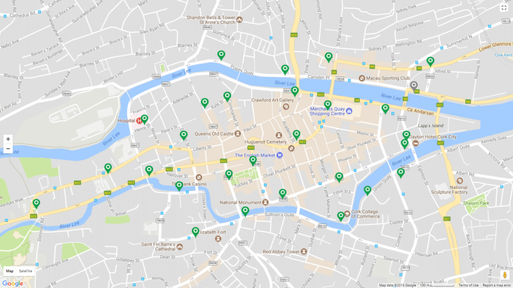 Cork Travel Information | Transportandmobilityforum - Cork City Map Printable