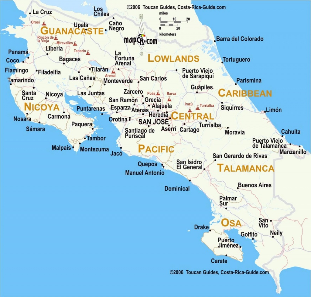 Costa Rica Maps | Printable Maps Of Costa Rica For Download - Free Printable Map Of Costa Rica
