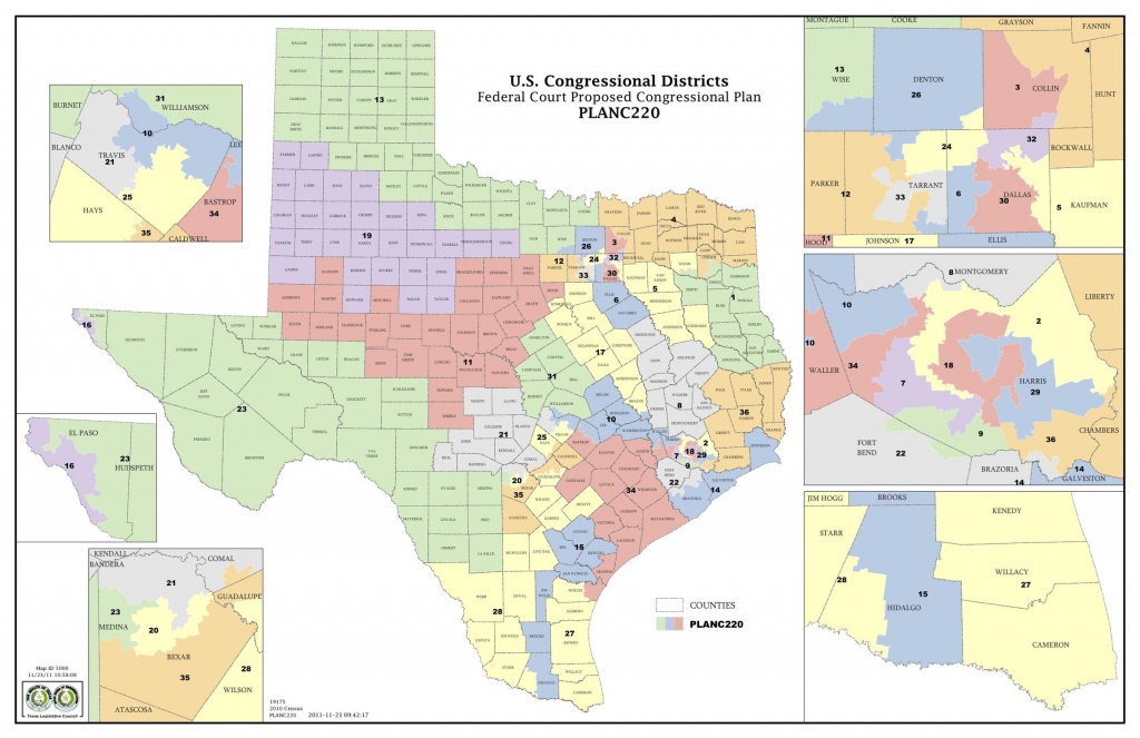 Could A San Antonio Federal Panel Resolve Texas&amp;#039; Redistricting Issue - Texas Representatives District Map