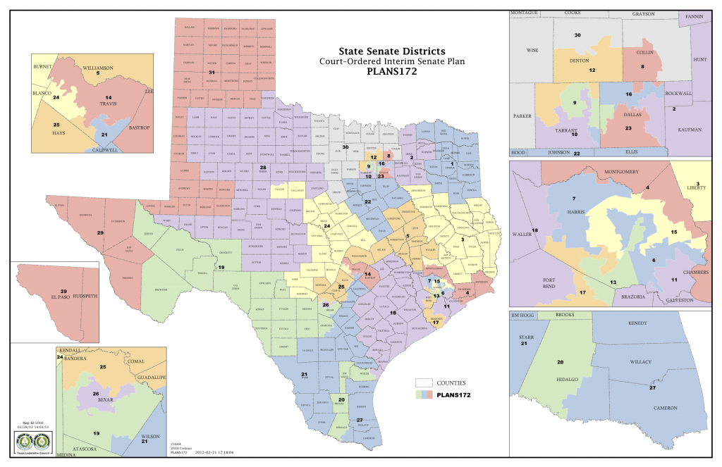 Court Delivers Election Maps For Texas House, Congress | The Texas - Texas State Senate Map