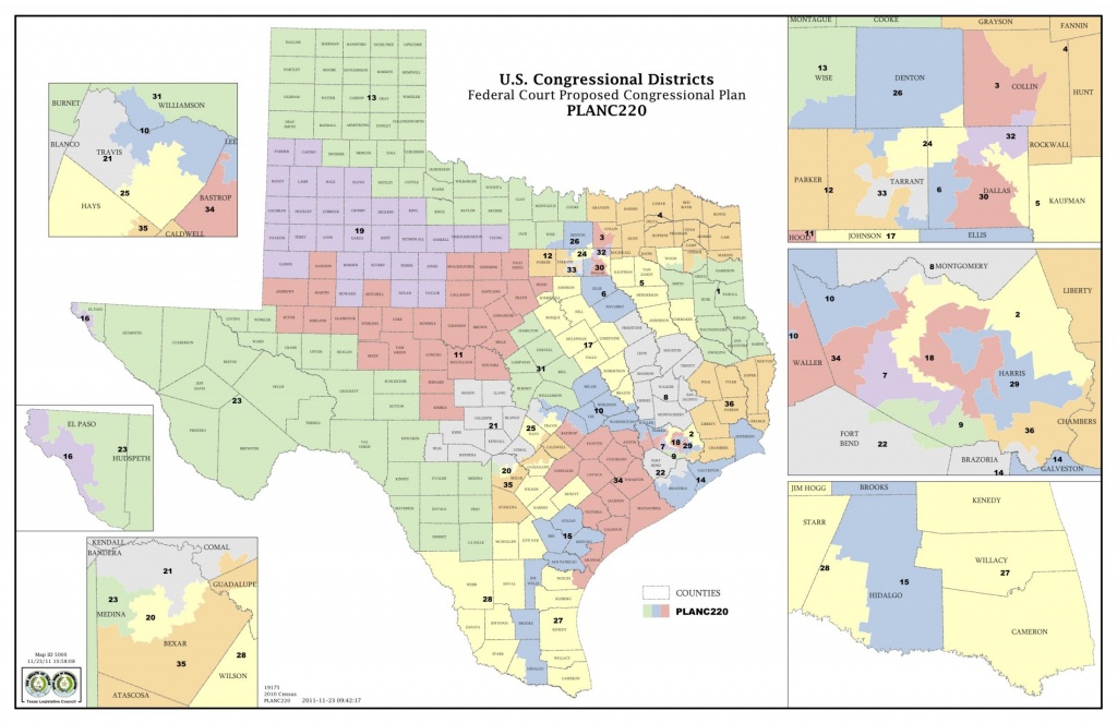 Texas Us Congressional District Map Printable Maps 3149