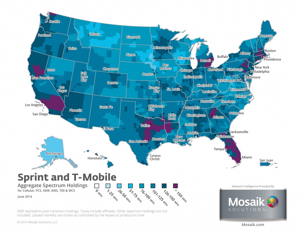 Coverage Maps For All Prepaid Carriers | Prepaid Phone News - Sprint Coverage Map Texas