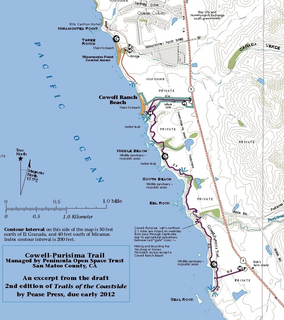 Cowell Purisima Web Photo Gallery Where Is Half Moon Bay California - Half Moon Bay California Map