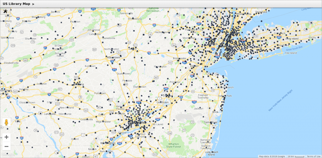 Create A Dot Distribution Map - Maptive - Make A Printable Map With Multiple Locations