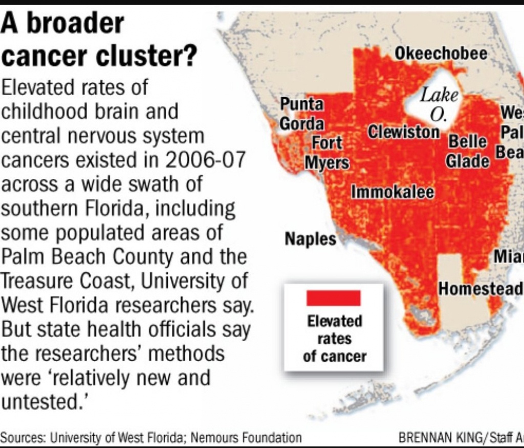 Crooked Marco Rubio Watch On Twitter: &amp;quot;matt You Still Have These 3 - Map Of Cancer Clusters In Florida