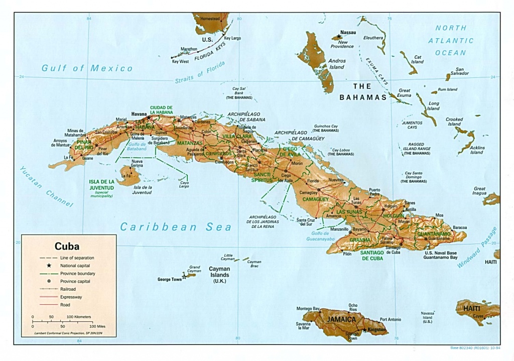 Cuba Maps - Perry-Castañeda Map Collection - Ut Library Online - Printable Outline Map Of Cuba