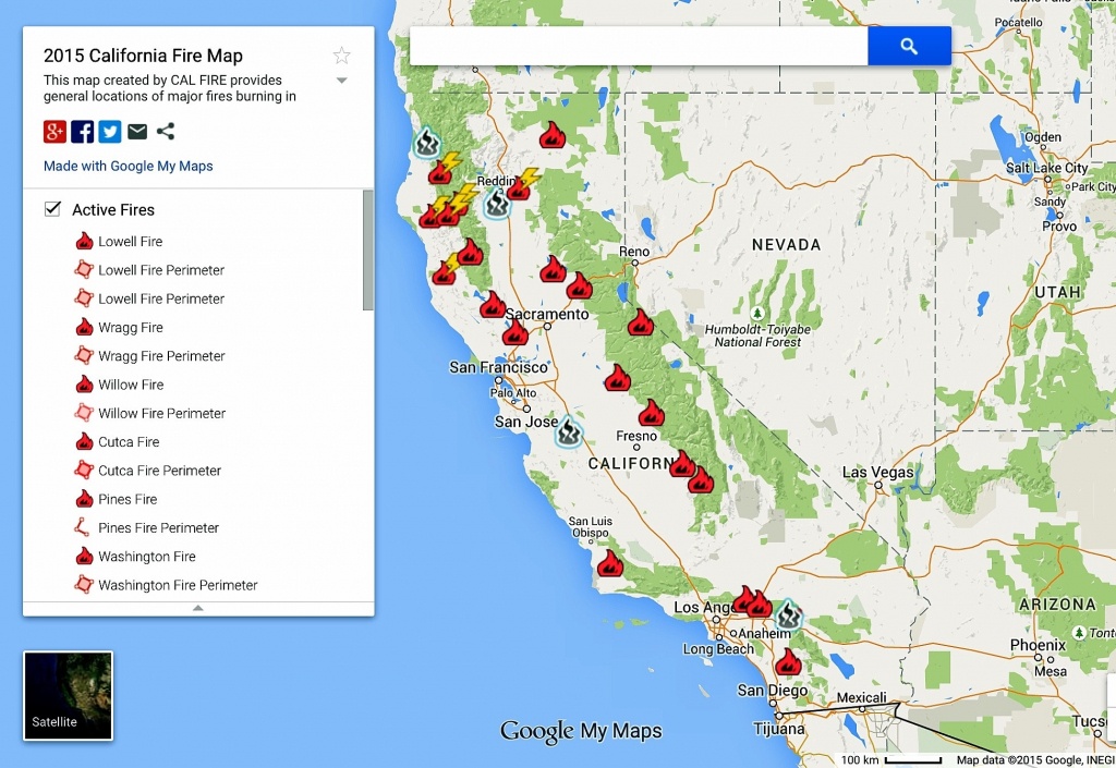 Current California Wildfire Map – Town-Seek Pertaining To Map Of - Map Of Current Fires In Southern California