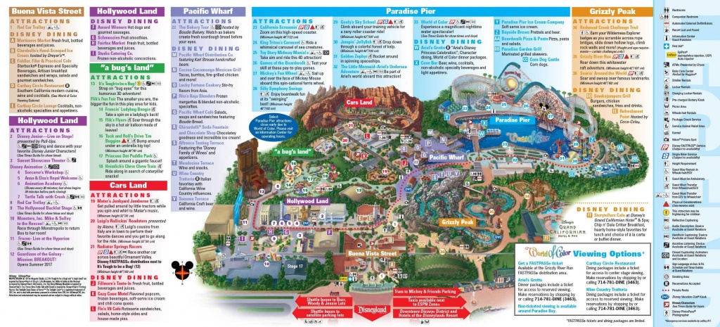 D-Tales #065 – Disney California Adventure – D-Log - California Adventure Map 2017