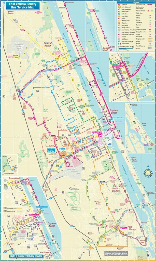 Daytona Beach Route Map | Vacation | Daytona Beach Florida, Daytona - Map Of Daytona Beach Florida Area