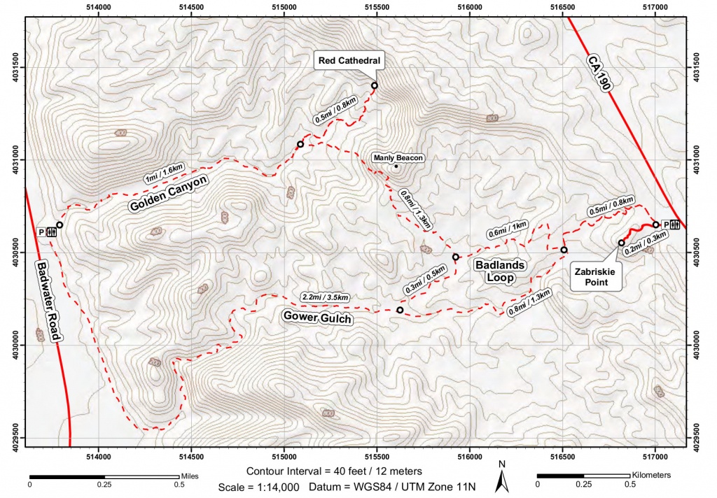 Death Valley Maps | Npmaps - Just Free Maps, Period. - Printable Hiking Maps