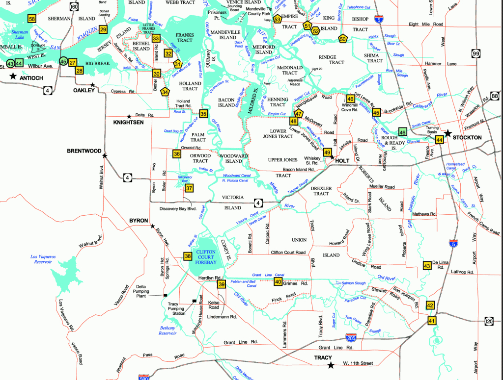 Delta Maps – Deltacalifornia - Northern California Fishing Map