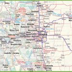 Denver Area Road Map   Denver City Map Printable